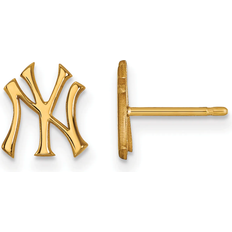 LogoArt New York Yankees Stud Earrings - Gold