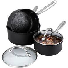 Prestige Scratch Guard Cookware Set with lid 3 Parts