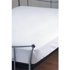 Polyester Bed Sheets Belledorm 200 Thread Count Bed Sheet White (191x91cm)