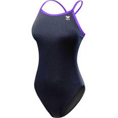 TYR Women’s Hexa Diamondfit Swimsuit - Black/Purple