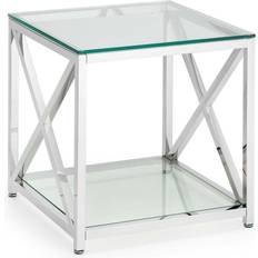 Silver/Chrome Small Tables Julian Bowen Miami Small Table 55x55cm