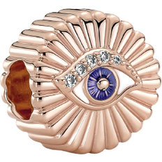 Pandora Sparkling All-Seeing Eye Charm - Rose Gold/White/Purple/Transparent