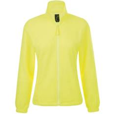 Sol's Womens North Full Zip Fleece Jacket - Neon Yellow