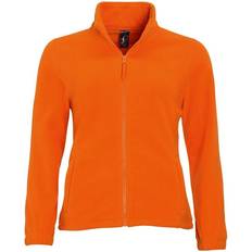 Sol's Womens North Full Zip Fleece Jacket - Orange