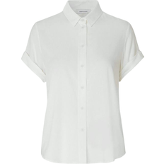 Samsøe Samsøe Majan Short Sleeve Shirt - Clear Cream