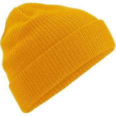 Yellow Beanies Beechfield Organic Cotton Beanie - Mustard Yellow