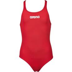 Sportswear Garment Bathing Suits Children's Clothing Arena Solid Swim Pro Swimsuit - Red/White