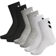 Hummel Chevron Socks 6-pack - Black/White/Grey