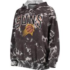 Majestic Phoenix Suns Burble Tie-Dye Tri-Blend Pullover Hoodie W