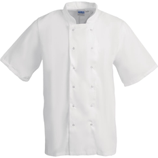 B250-L Boston Short Sleeve Jacket - White