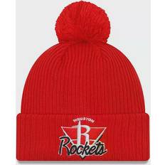 New Era Houston Rockets 2021 NBA Tip-Off Team Color Pom Cuffed Knit Beanie Sr