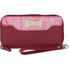 Eastern Counties Leather Adana Purse - Raspberry/Pink Foil