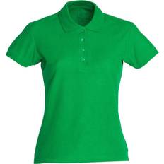 Clique Women's Plain Polo Shirt - Apple Green
