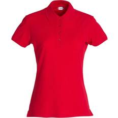 Clique Women's Plain Polo Shirt - Red