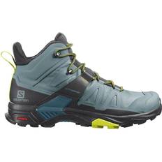Laced - Men Hiking Shoes Salomon X Ultra Mid GTX M - Trooper/Black/Evening Primrose