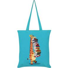 Grindstore The Happy Librarian Tote Bag - Azure Blue