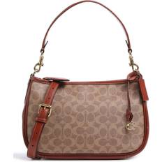 Coach Cary Shoulder Bag - Beige/Brown