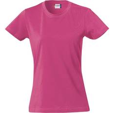 Clique Plain T-shirt W - Bright Cerise