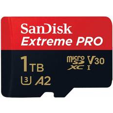 Class 10 - microSDXC Memory Cards & USB Flash Drives SanDisk MicroSDXC Extreme Pro 1TB 200MB/s A2 V30 UHS-I C10