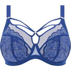 Blue - Women Underwear Elomi Brianna Plunge Bra - Lapis