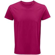 Sol's Mens Crusader Organic T-shirt - Fuchsia