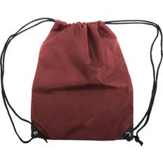 Shugon Stafford Plain Drawstring Tote Bag - Burgundy