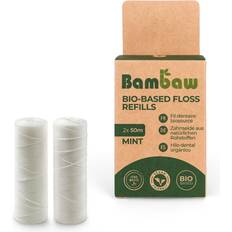 Bambaw Bio-Based Floss Mint 50M 2-pack Refill
