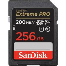 256 GB - USB 3.0/3.1 (Gen 1) Memory Cards & USB Flash Drives SanDisk Extreme Pro SDXC Class 10 UHS-I U3 V30 200/140MB/s 256GB