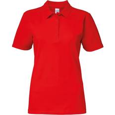 Gildan Softstyle Short Sleeve Double Pique Polo Shirt W - Red