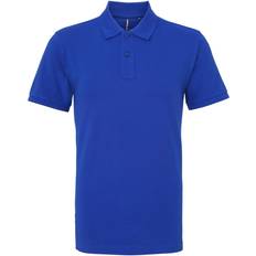 ASQUITH & FOX Men's Plain Short Sleeve Polo Shirt - Royal