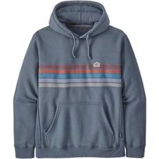 Patagonia Line Logo Ridge Stripe Uprisal Hoody - Plume Grey