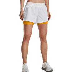 Women - XXXS Shorts Under Armour Women's Iso-Chill Run 2-in-1 Shorts - White/Rise