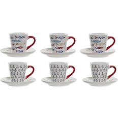 Dkd Home Decor - Coffee Cup 13cl 6pcs