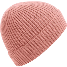 Beechfield Engineered Knit Ribbed Beanie - Blush