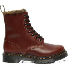 Dr martens 1460 serena womens boots Dr. Martens 1460 Serena Faux Fur Lined Ankle Boots W - Brown Abruzzo WP