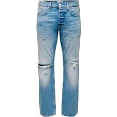 Only & Sons Onsedge Loose 4067 Jeans Men - Light Blue Denim