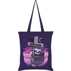 Grindstore Goth Sloth Tote Bag - Purple