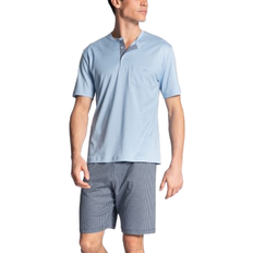 Calida Relax Choice Short Pyjamas - Light Blue