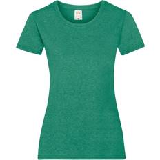 Fruit of the Loom Womens Valueweight Short Sleeve T-shirt 5-pack - Retro Heather Green