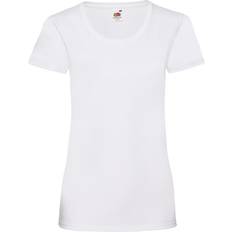 Fruit of the Loom Womens Valueweight Short Sleeve T-shirt 5-pack - White