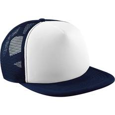 Beechfield Vintage Snapback Trucker Cap - French Navy/White