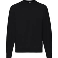 Fruit of the Loom Classic Raglan Sweatshirt - Black