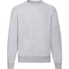 Fruit of the Loom Classic Raglan Sweatshirt - Heather Grey