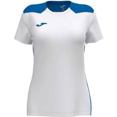 Joma Short Sleeve Women Championship Vi T-shirt - White/Royal Blue