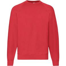 Sweatshirts - Women Jumpers Fruit of the Loom Classic Raglan Sweatshirt - Red