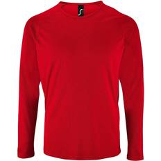 Sol's Mens Sporty Long Sleeve Performance T-shirt - Red