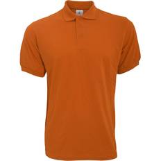 B&C Collection Safran Short-Sleeved Polo Shirt M - Pumpkin Orange