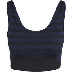 Adidas Marimekko Light-Support Aeroknit Bra - Collegiate Navy