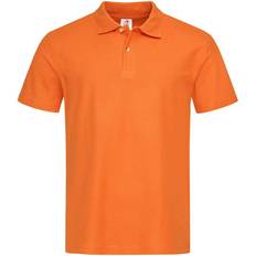 Stedman Mens Cotton Polo Shirt - Orange