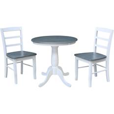 International Concepts Madrid Dining Set 76.2x76.2cm 3pcs